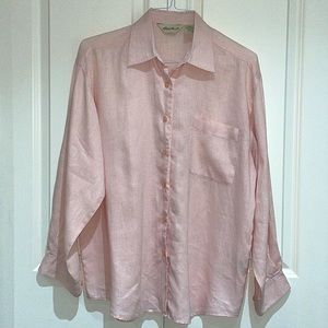 Eddie Bauer Oversized Linen Shirt